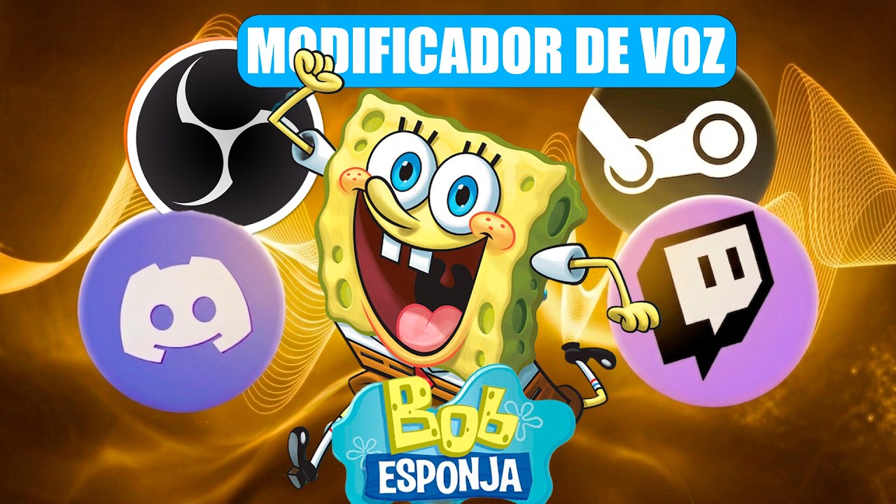 mudar voz para Bob Esponja em tempo real