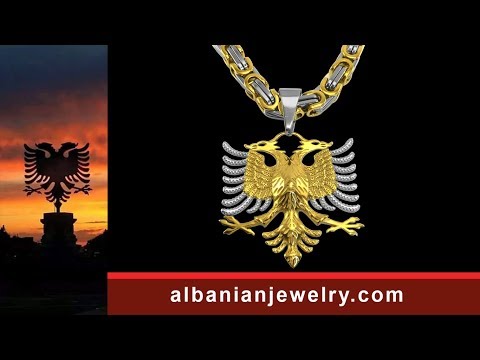Albansk ørn smykker