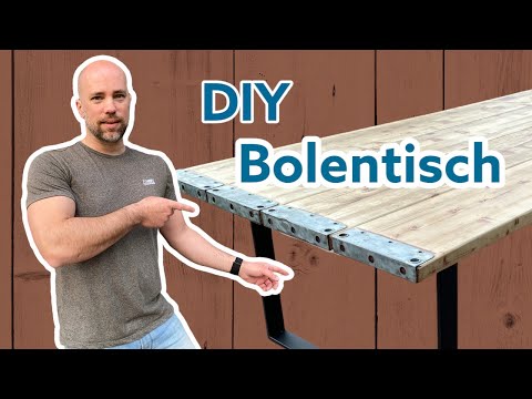 Esstisch aus Gerüstbohlen bauen | DIY Tutorial
