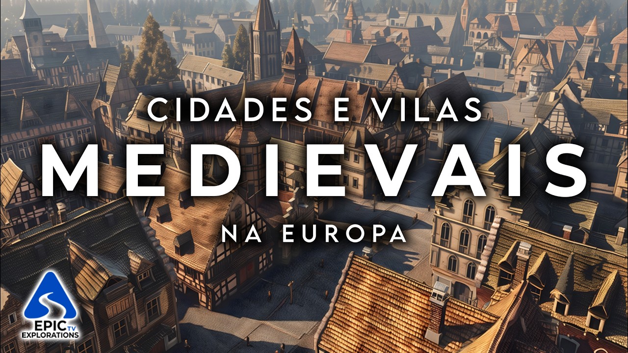 As Pequenas Cidades e Vilas Medievais Mais Bonitas da Europa | Guia de Viagem em 4K