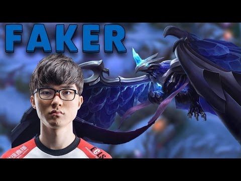 SKT Faker plays Anivia vs Jayce mid 7.5