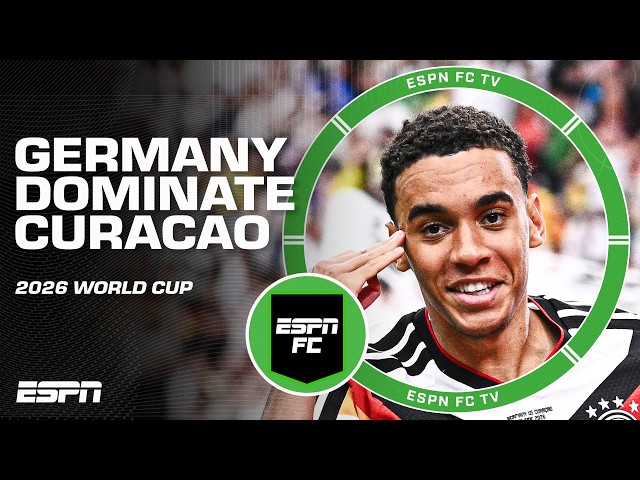 REACTION to Germany’s DOMINANT win vs. Curacao 🍿 How far can they go in the World Cup? | ESPN FC