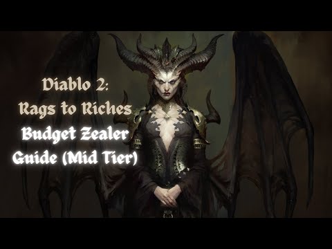 Diablo 2 - Budget Zealer Build Guide (Mid Tier Gear Options)