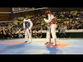 Dutch Open 2012 Taekwondo Final Aaron Cook VS Sebastian Crismanich 80KG Wicked Head Shots