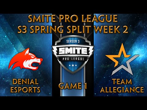 SPL S3 Spring: Week 2 - Denial eSports vs. Team Allegiance (Game 1)