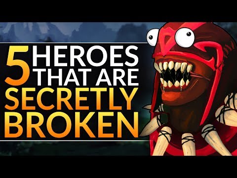 5 Heroes that are SECRETLY BROKEN - Best 7.24 Meta Tips to SOLO CARRY - Dota 2 Pro Hero Guide