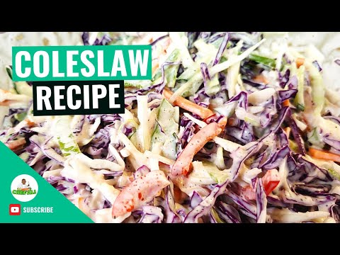 Coleslaw Recipe | How to make Coleslaw Salad | Coleslaw Salad | Homemade Coleslaw from Scratch |
