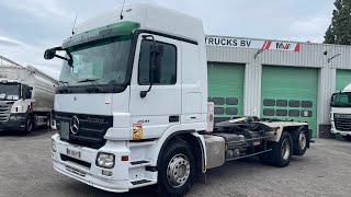 New Mercedes-Benz Actros 2541 493099 km original, 3 pedals, "as new" condition! hook lift truck | Image 4 - Autoline