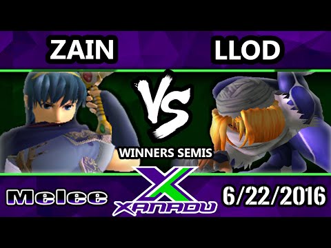 S@X 155 SSBM Winners Semis - Zain (Marth) Vs. lloD (Sheik)