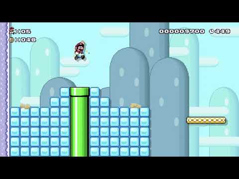 Super Mario Maker 2 – Level 88: Monty Mole Iceberg Getaway - Walkthrough