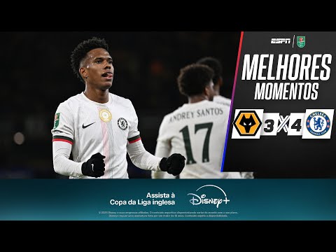 Gols e lances de Wolverhampton x Chelsea