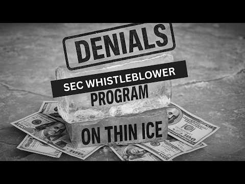 SEC Whistleblower Program Crisis? 31 Awards Denied Back ...