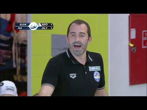 Water-Polo : Champions League 2019-2020 : Szolnok - Olympiacos (Full game) - Day 4