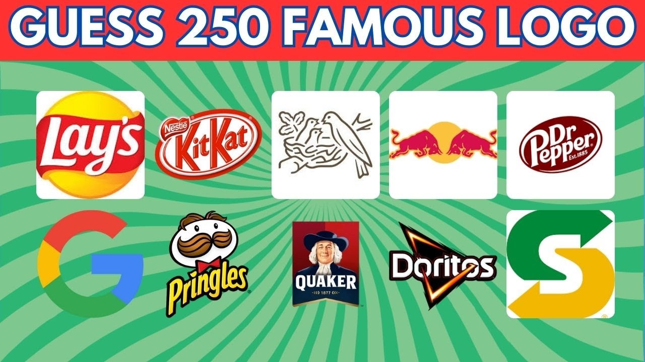 Can You Guess 250 Famous Logos in Just 5 Seconds? Logo Quiz