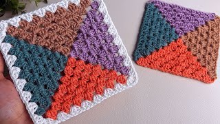 Super beautiful crochet square motifs pattern