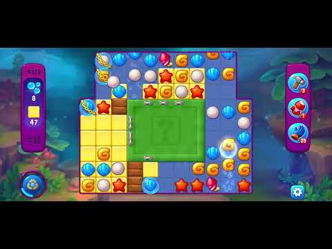 Fishdom 4323 - Super Hard Level (18 Moves)