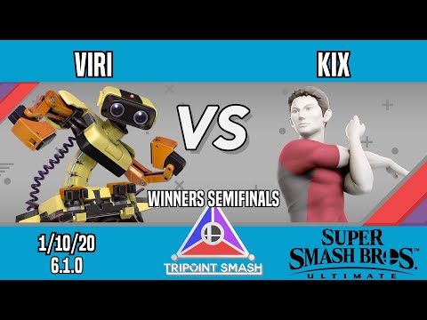Tripoint Smash 92 - Winners Semifinals - Viri(ROB) Vs. KiX(Wii Fit Trainer)