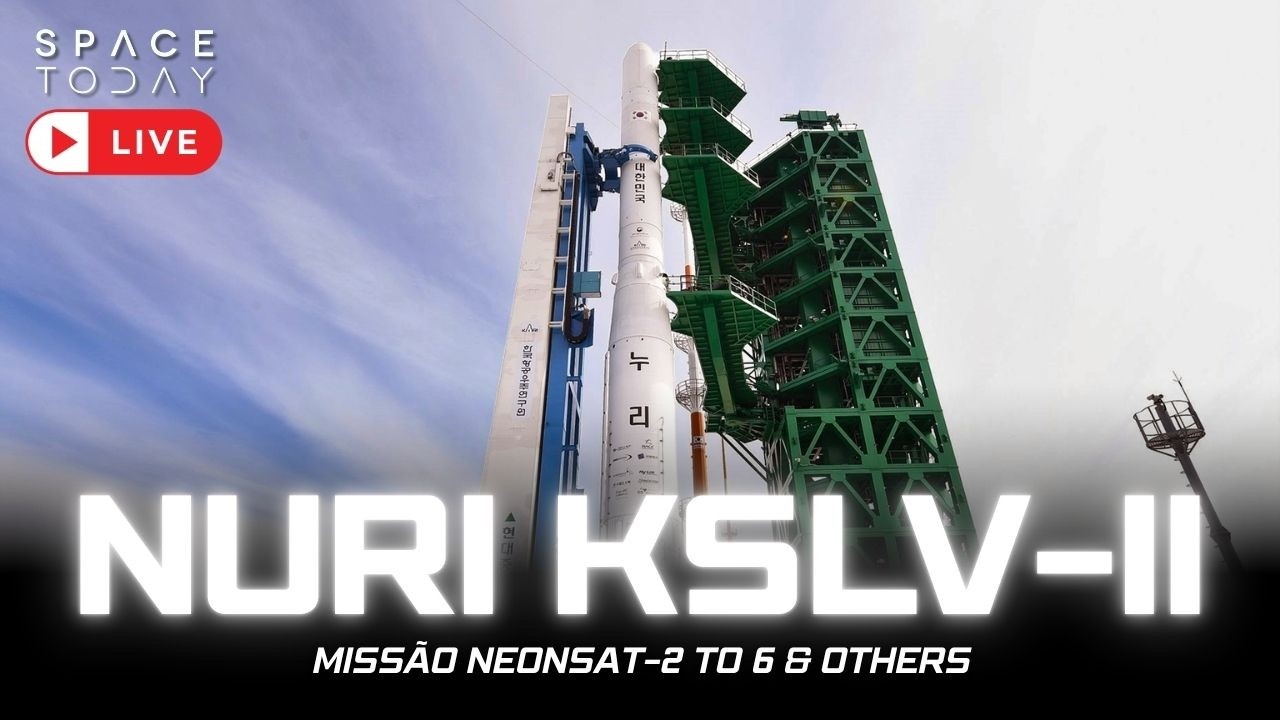 LANÇAMENTO DO FOGUETE SUL-COREANO NURI (KSLV-II) | MISSÃO NEONSAT-2 TO 6 & OTHERS