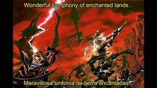 Rhapsody of Fire - The Bloody Rage Of The Titans (Lyrics & Sub. Español)