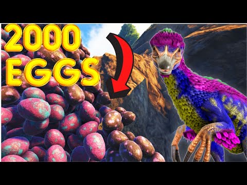 Ark Breeding 2021 | Hatching 2k Eggs for 2k Subs! & Stacking the Ark Best Color Mutations!