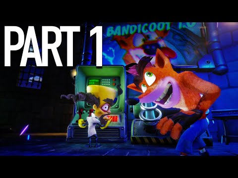 CRASH BANDICOOT N SANE TRILOGY Walkthrough Gameplay Part 1 - CRASH BANDICOOT 1 REMASTER!!