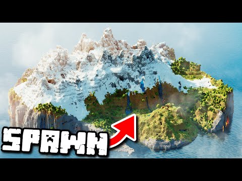 Minecraft, But You Spawn On A Mountain Island... (40 SEEDS)