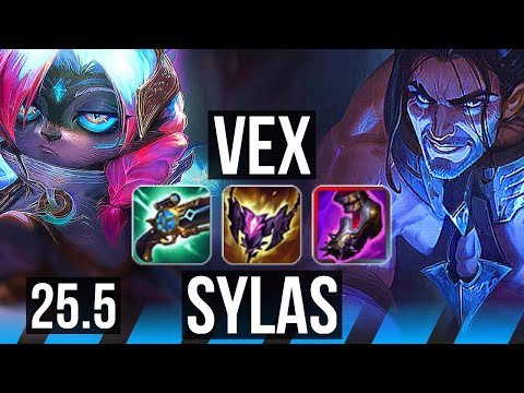 VEX vs SYLAS (MID) | KR Grandmaster | 25.5