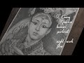 Living Goddess Kumari Drawing | kumari portrait | In night | Dajuvaii experience ...🍻