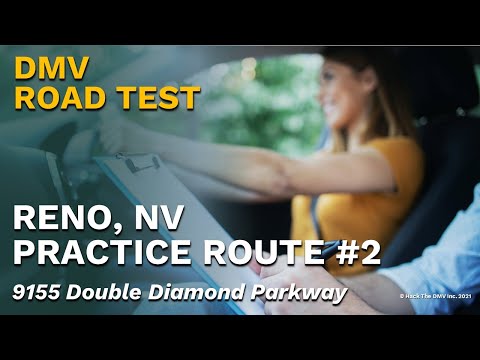 Reno NV #2:  ☑️ Real DMV Driving Exam Practice Route