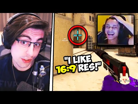 STEWIE'S AIM IS SO CLEAN ON SHROUD SETTINGS! CS:GO Twitch Clips