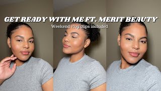 GRWM | everyday makeup look ft merit beauty solo shadow + weekend day in the life