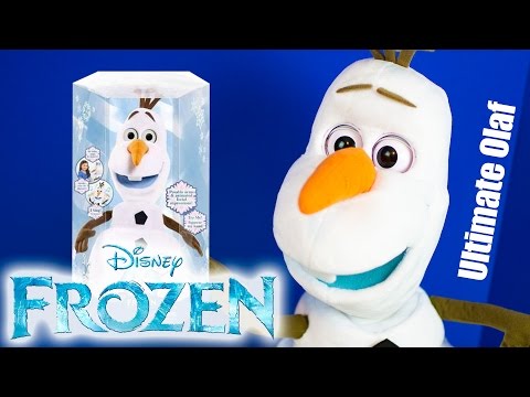 Ultimate Olaf Toy Disney Frozen Toys Review by Kinder Playtime Video