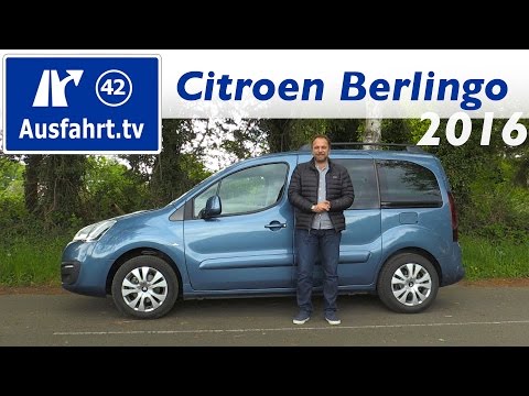 2016 Citroen Berlingo BlueHDI 120 - Fahrbericht der Probefahrt, Test, Review Ausfahrt.tv