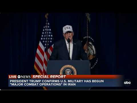 Trump confirms "major combat operations" in Iran: ABC News Special Report