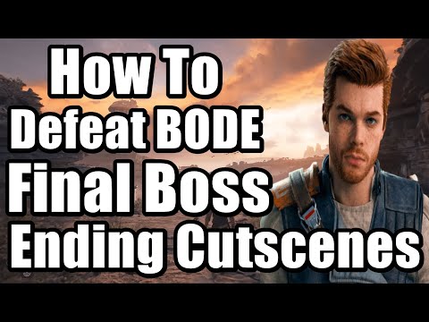 Star Wars Jedi Survivor - How to Defeat BODE - Final Boss Fight And Ending Cutscenes