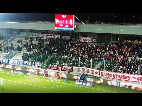 "Lechu ukochany my wspieramy zawsze Cię!" - kibice Lecha w Krakowie | 06.02.2022