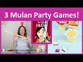 3 Easy MULAN Party Games For A Disney Movie Night Family FED Disney Movie Nights