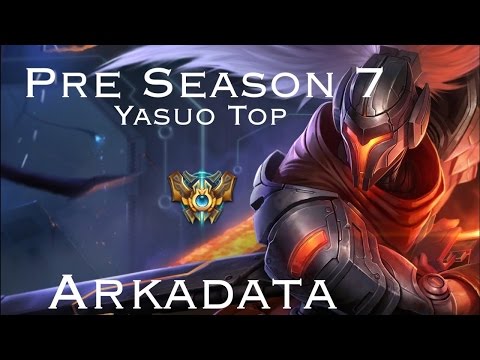 YASUO TOP ( Arkadata) Epic tryhard game S7