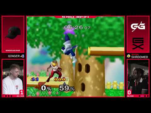Ginger vs Shroomed - Winners Pools - GENESIS X | Falco vs Sheik
