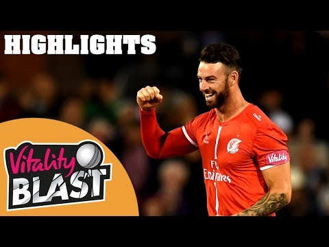 One Run Decides Thrilling Roses Battle | Lancs v Yorks | Vitality Blast 2018 - Highlights