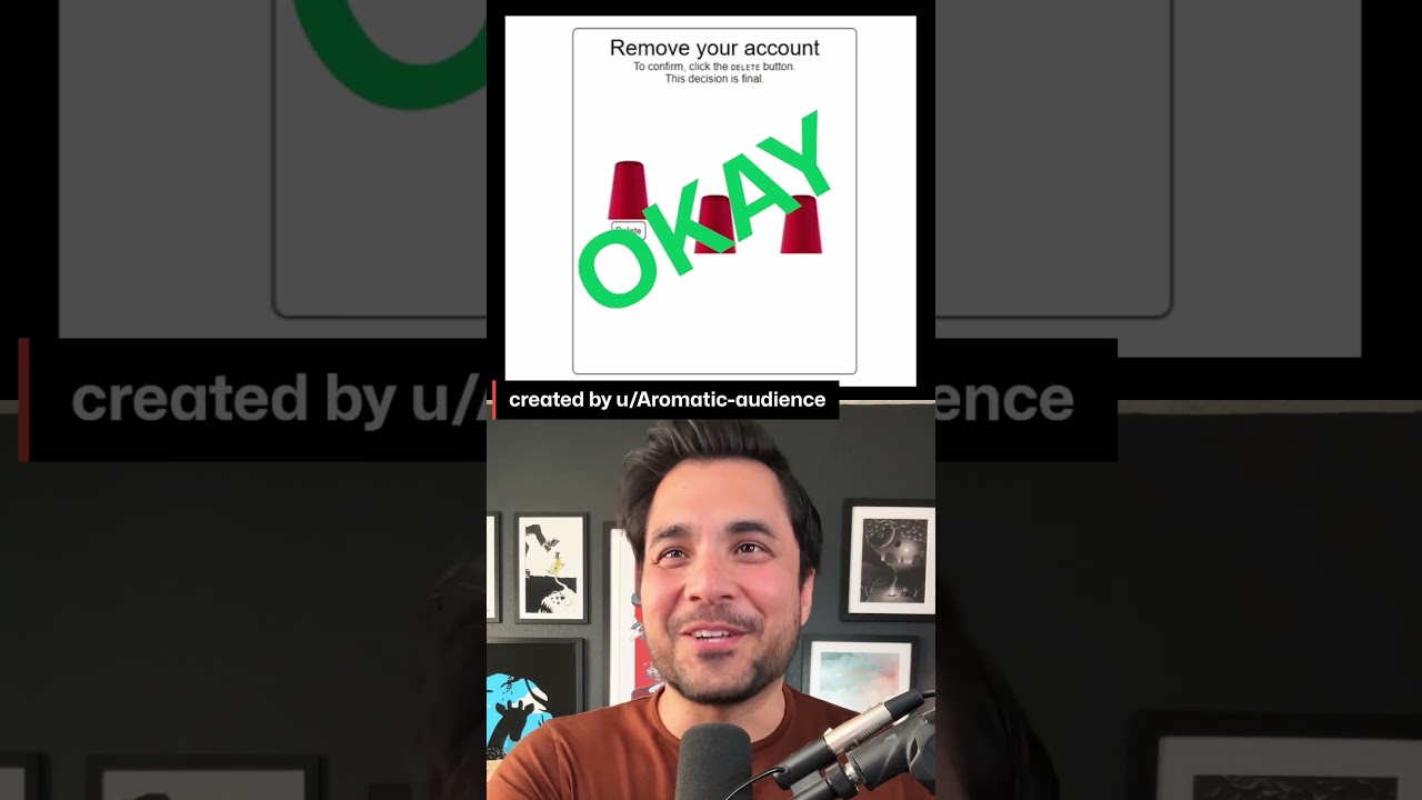 Reacting to bad UI design part 1