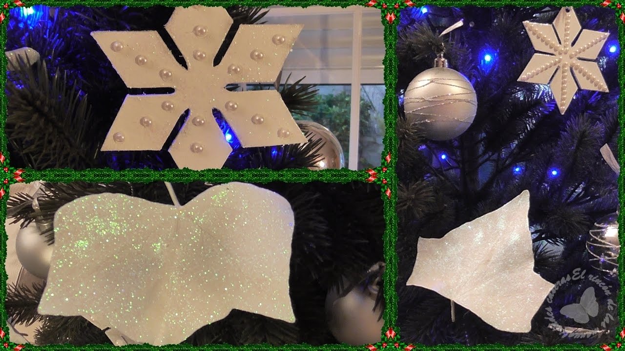 2 ideas de adornos de árbol de navidad. Fácil y económico DIY 