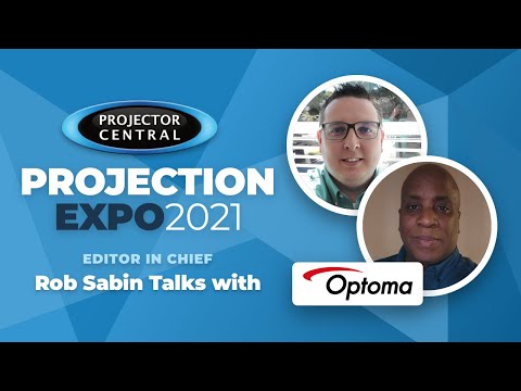 ProjectionExpo 2021-Optoma Booth Overview