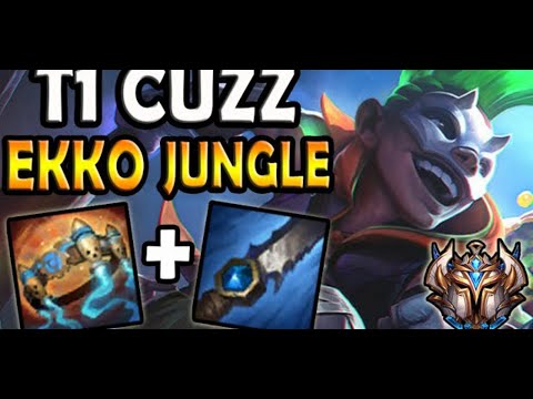 EKKO Jungle vs KINDRED [ T1 Cuzz ] Lol Challenger Korea ✔️ 10.18 ✔️