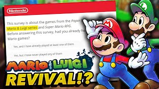 Nintendo Acknowledges "Mario & Luigi" Series in Mario RPG Survey!