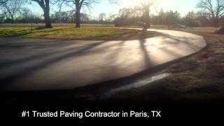 preview picture of video 'Paving Contractor Paris, TX - Area Wide Paving Company 903-885-6388'