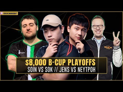 ⚔️ Sok vs Soin - Jens vs Neytpoh - LawLiet vs Sini 🏆 $8,000 B-Cup 20 Playoffs 🎙️ Neo