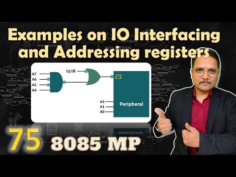 Peripheral Mapped IO in Microprocessor 8085
