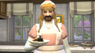 【シムズ4】ゴミとイチゴのワッフル【The sims4】
