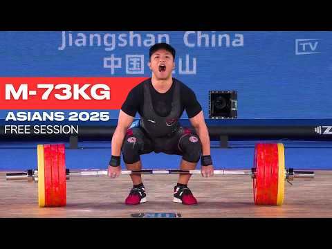 M-73kg Asian Weightlifting Championships 2025 | Full Session